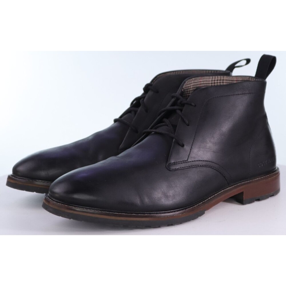Cole Haan Berkshire $240 Men's Chukka Boots Size 10.5 M Leather Lug Soles C37589